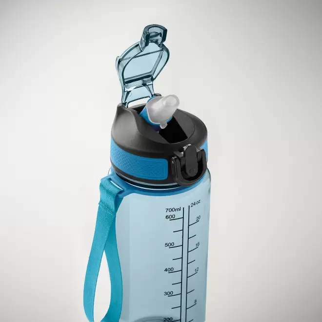 GOURDE RPET PERSONNALISABLE AVEC PAILLE 700ML 'DAYLY'