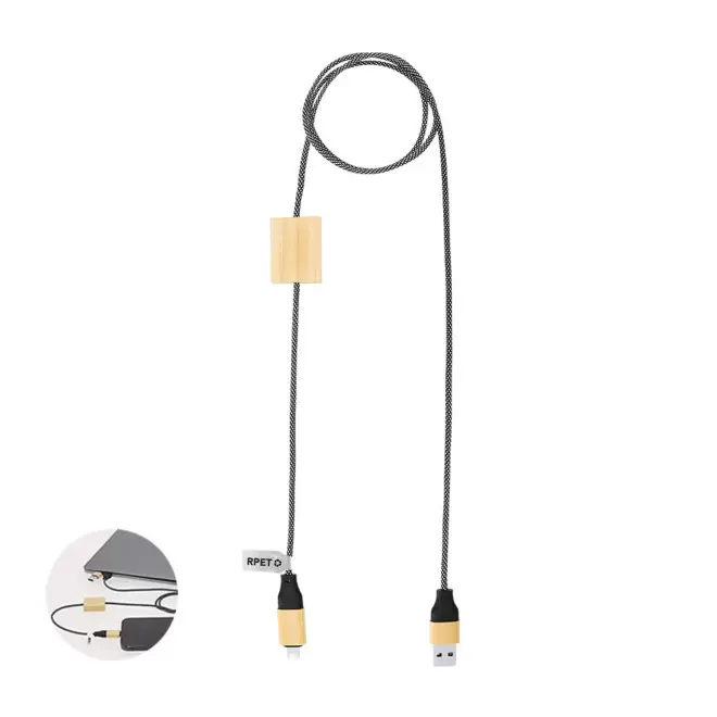 CABLE DE CHARGE RAPIDE PERSONNALISABLE 'PATI 60W'