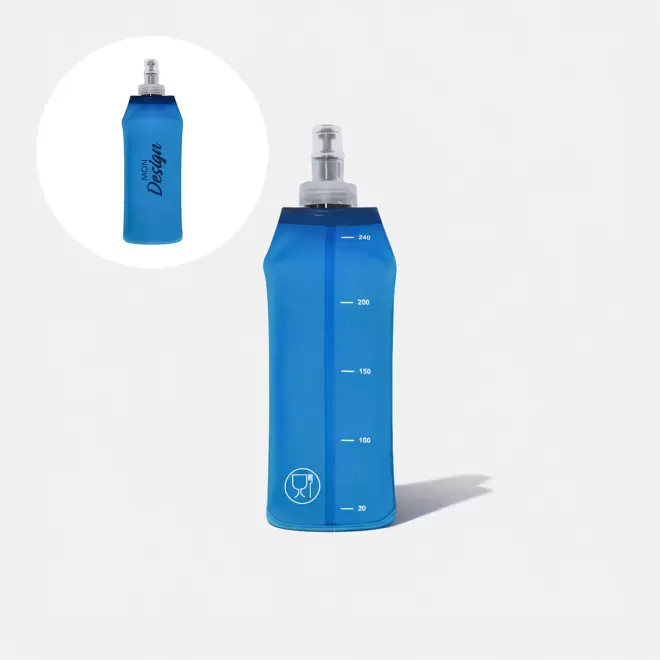 FLASQUE PUBLICITAIRE SOUPLE DE SPORT 250ML 'RUNY'
