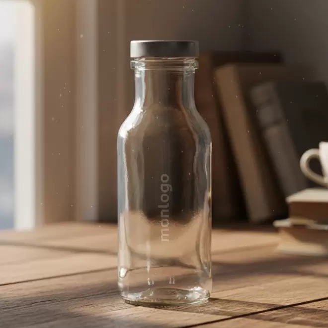 BOUTEILLE EN VERRE PERSONNALISABLE 'CARF EUROPE'