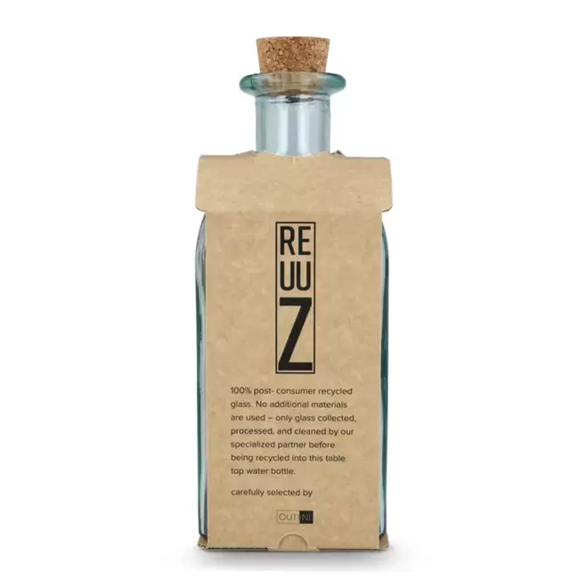 BOUTEILLE PERSONNALISABLE EN VERRE RECYCLE 'PIRATE'