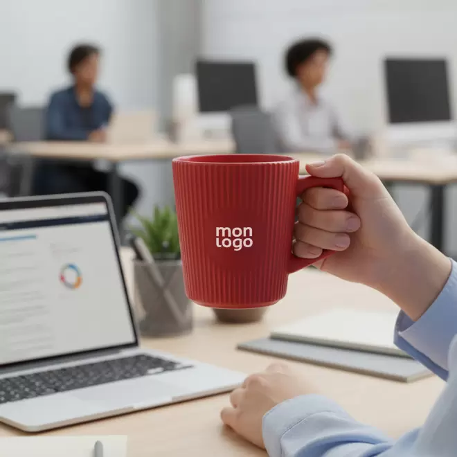 MUG EN CERAMIQUE CANNELE 320ML PERSONNALISABLE 'BRODO'