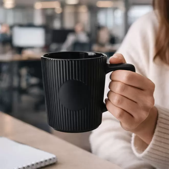 MUG EN CERAMIQUE CANNELE 320ML PERSONNALISABLE 'BRODO'