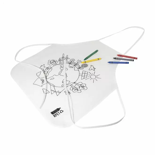 TABLIER A COLORIER PERSONNALISABLE 'ALIZEE CIRE'