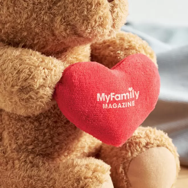 PELUCHE OURSON PERSONNALISABLE 'TEDDY XL COEUR'