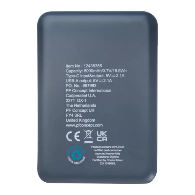BATTERIE RECYCLE PERSONNALISABLE 5000 MAH 'POWTEN'