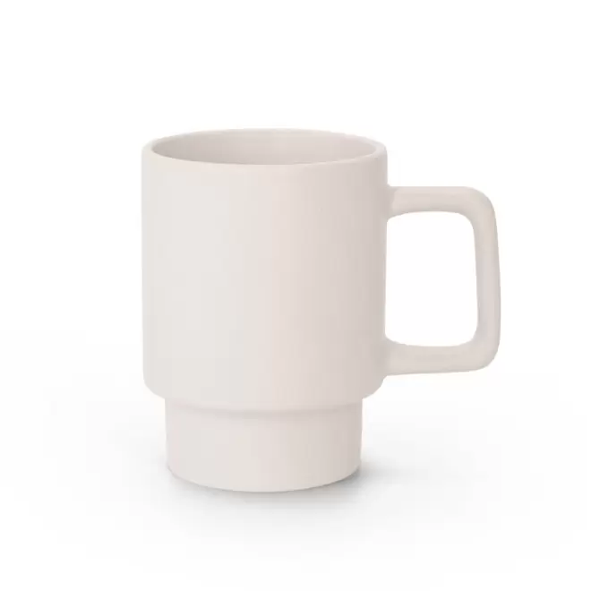 MUG PUBLICITAIRE CERAMIQUE EMPILABLE 330ML 'PAPULA'