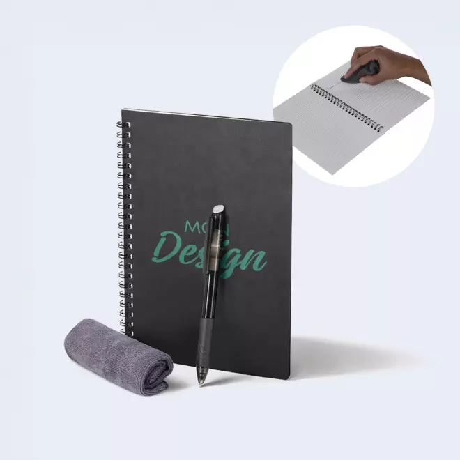 CARNET EFFACABLE PERSONNALISE 'ARDORA SPIRALE'