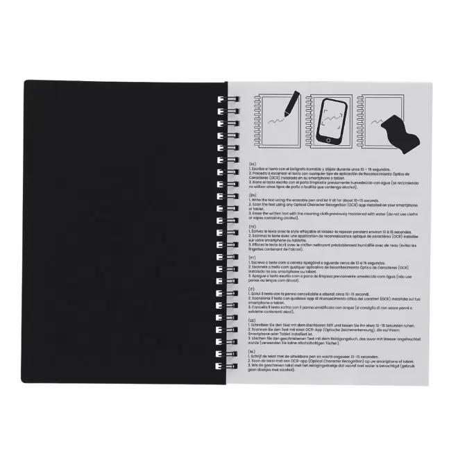 CARNET EFFACABLE PERSONNALISE 'ARDORA SPIRALE'