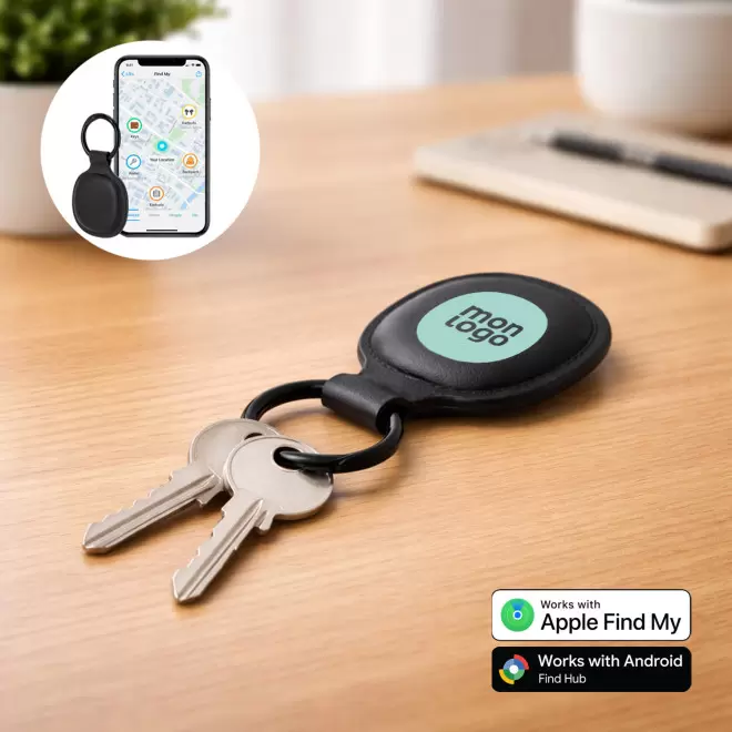 PORTE CLE GEOLOCALISABLE PERSONNALISABLE 'KEYFIND DUAL 2'