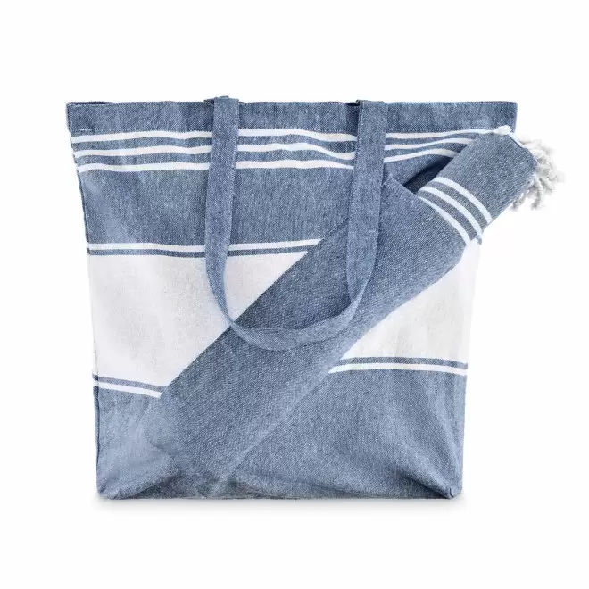 SET DE PLAGE FOUTA SAC PERSONNALISABLE 'CAREO PLAGE'
