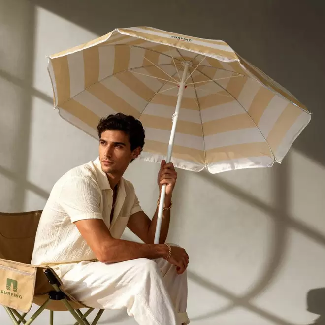 PARASOL DE PLAGE PERSONNALISE 'PARISO BICOLORE'