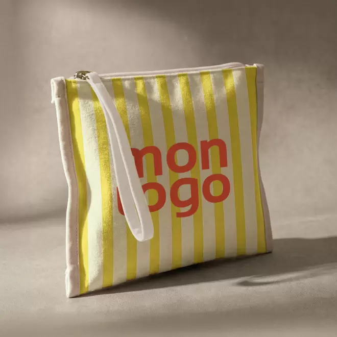 TROUSSE DE TOILETTE RAYE PERSONNALISABLE 'CALLI'