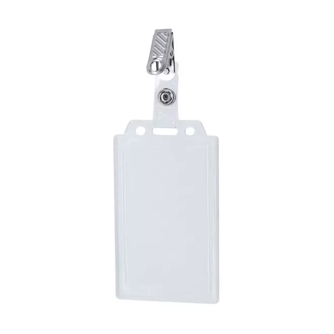 PORTE BADGE AVEC PINCE PERSONNALISE 'KISTO'