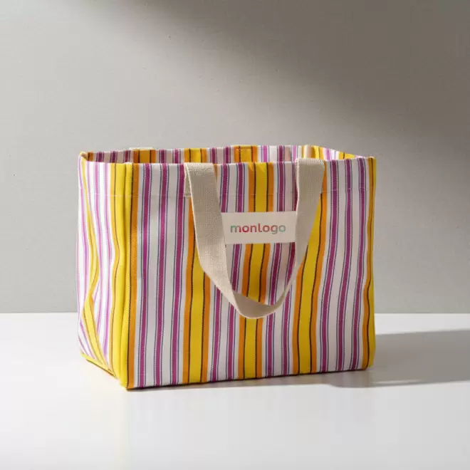 CABAS AVEC RAYURES PERSONNALISE 'OPHELIA'