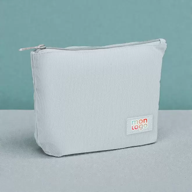 TROUSSE EN VELOURS COTELE PERSONNALISEE 'MOMAX'