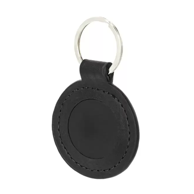PORTE CLES EN PU ROND PERSONNALISABLE 'ALIXO'
