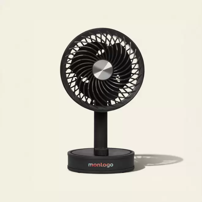 VENTILATEUR DE TABLE RECHARGEABLE PERSONNALISE 'VENTTA'