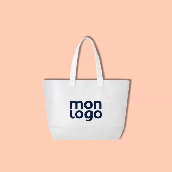 SAC PP LAMINE 110G PERSONNALISE 'PESCARA TRANSPARENT'