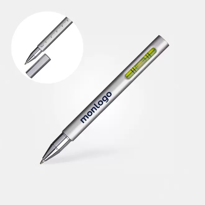 STYLO REGLE NIVEAU BULLE PERSONNALISE 'STYBU'