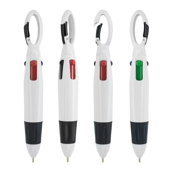 STYLO 4 COULEURS MOUSQUETON PERSONNALISE 'CROCHET'