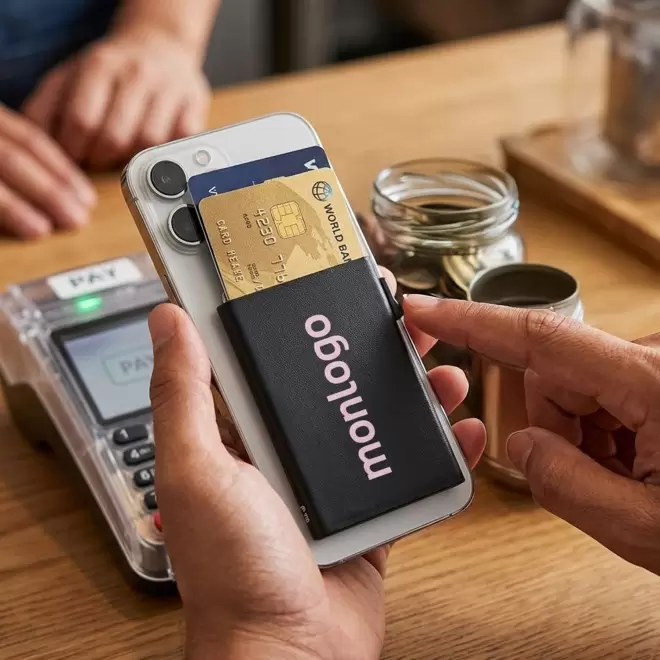 PORTE CARTES MAGNETIQUE PERSONNALISE 'BANKIX SAFE'