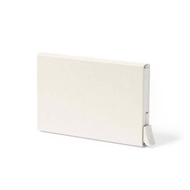 PORTE CARTES PAILLE DE BLE PERSONNALISE 'BANKIX BLE'