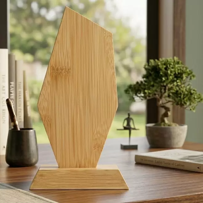TROPHEE PUBLICITAIRE BAMBOU 'FAUSTINO FLAMME'