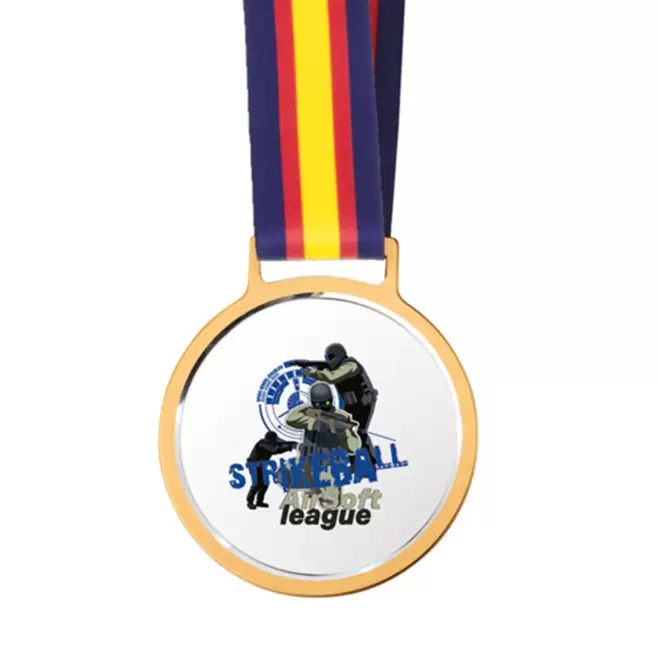MEDAILLE EN VERRE PERSONNALISEE 'VALDES'