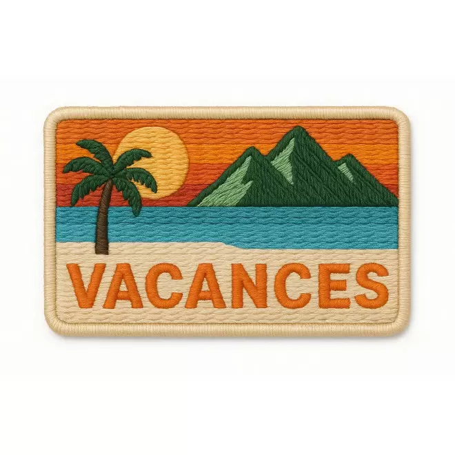 ECUSSON BRODE A COUDRE 'CRAT' 5x5 CM