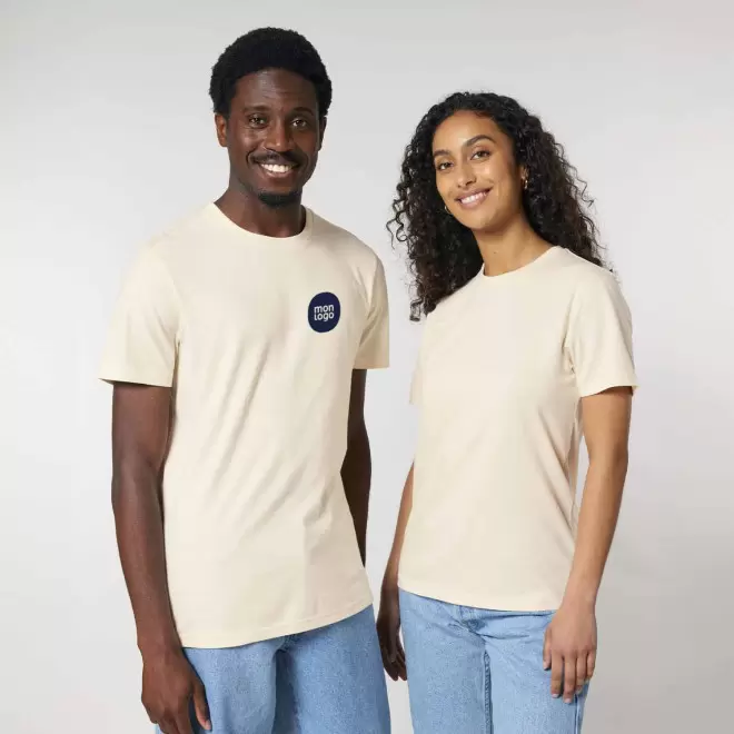 TEE SHIRT PERSONNALISABLE MIXTE BLANC 'CRAFTER'