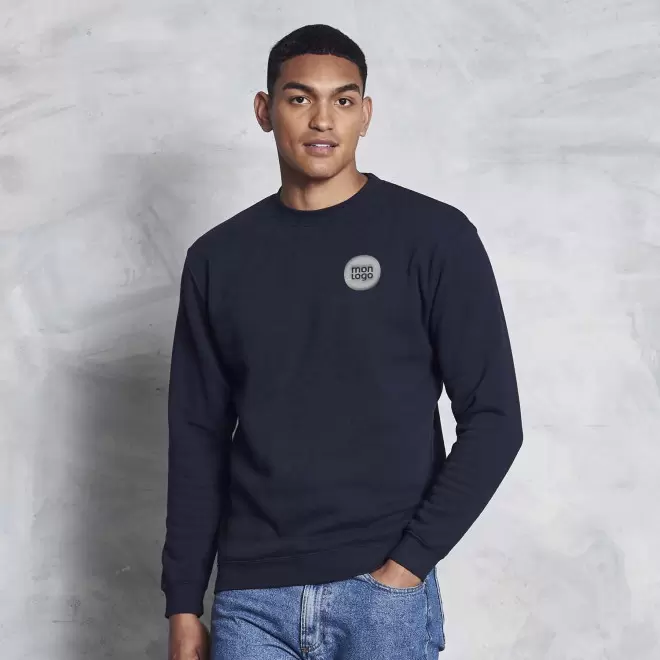 SWEAT SHIRT PERSONNALISABLE MIXTE ROND 'HOLA BIO'