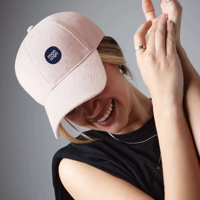 CASQUETTE PERSONNALISABLE EFFET DAIM 'DAIMO'