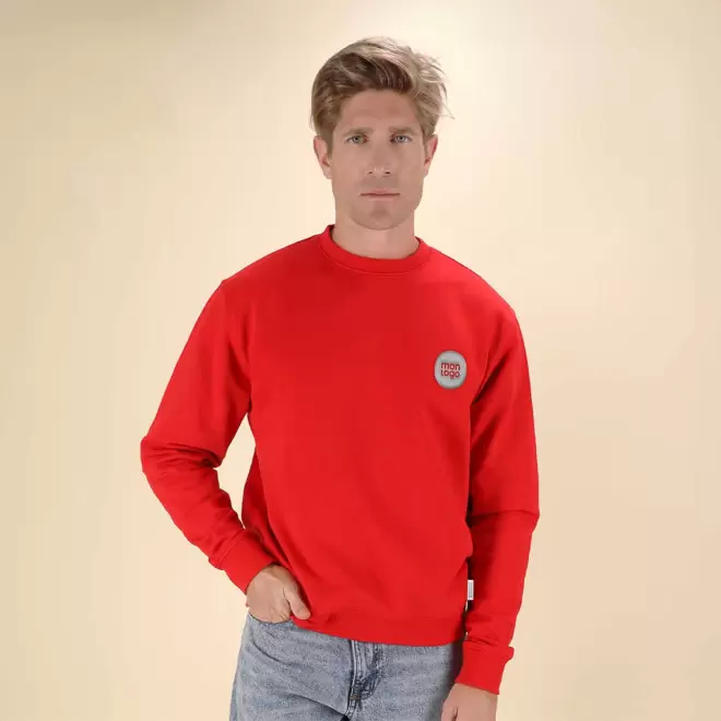 SWEAT COL ROND PERSONNALISABLE 'MORALIE BIO'