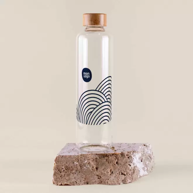 BOUTEILLE PERSONNALISABLE EN VERRE 1L 'LODO'