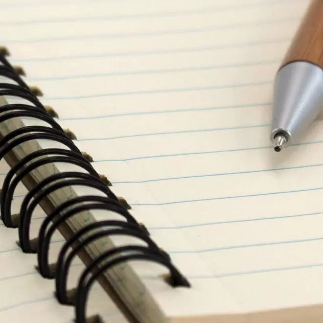 CARNET A6 PERSONNALISABLE EN CARTON RECYCLE 'RALIA'