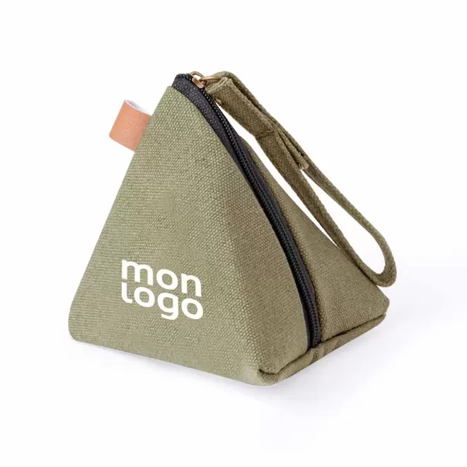 PORTE MONNAIE PERSONNALISABLE EN CANVAS 'PYRAM'