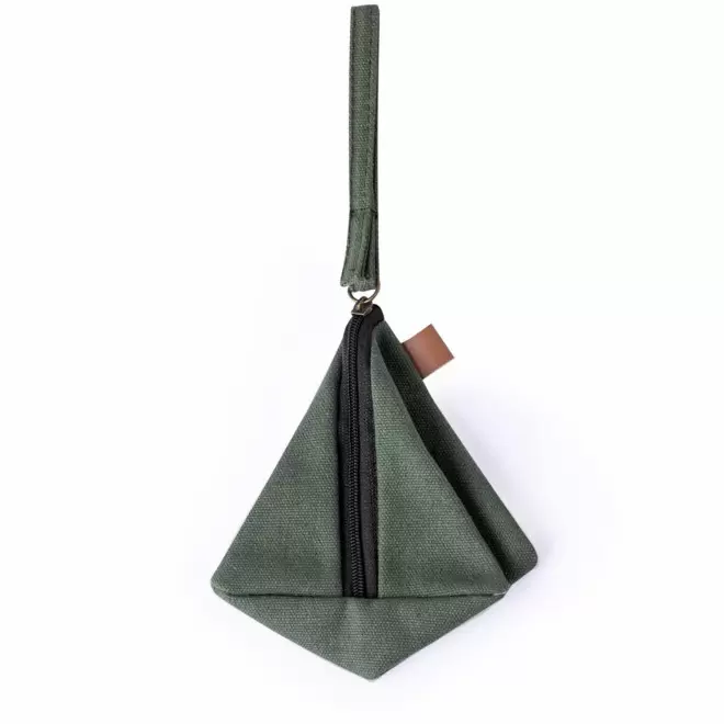 PORTE MONNAIE PERSONNALISABLE EN CANVAS 'PYRAM'