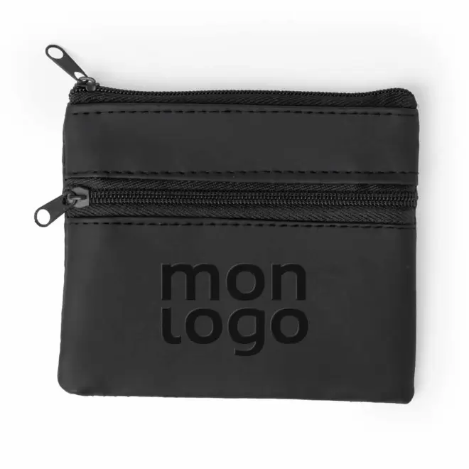 PORTE MONNAIE EN PU PERSONNALISABLE 'KIPSY DOUBLE'