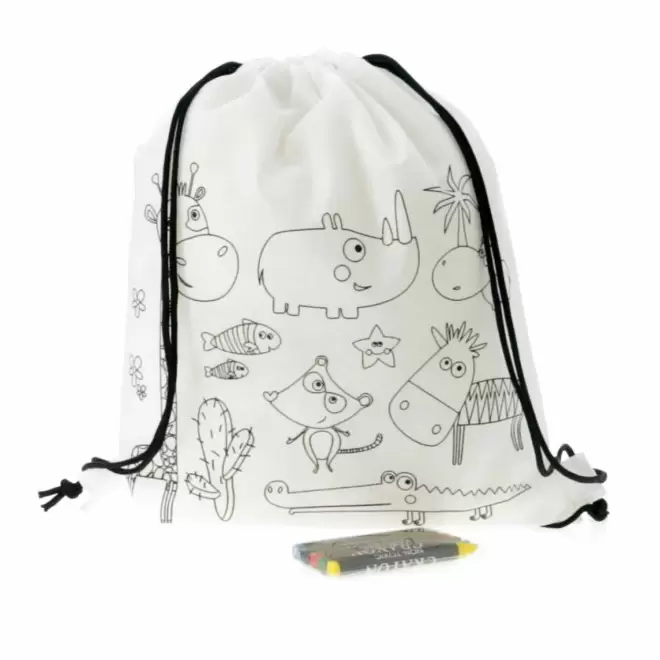 SAC A COLORIER PERSONNALISABLE 'KIDDY CORDE'