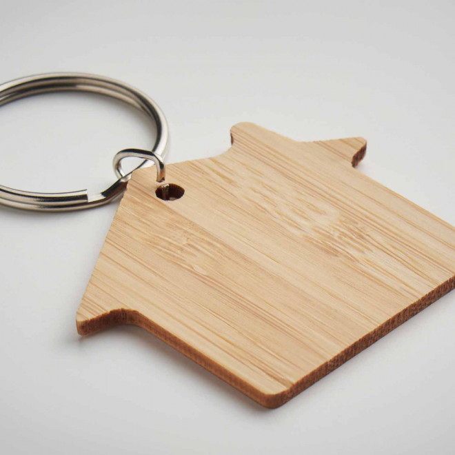 PORTE CLE PERSONNALISABLE EN BAMBOU 'BASTAYA'