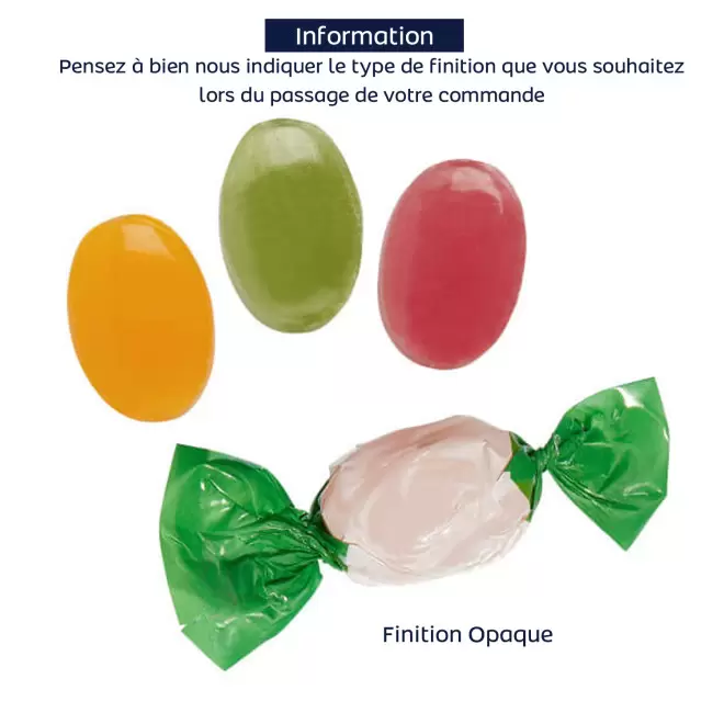 MINI BONBONS PAPILLOTE PERSONNALISABLE 'CANDYA'