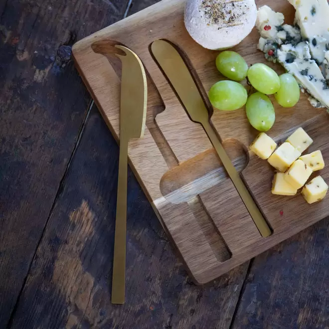 PLATEAU A FROMAGE PERSONNALISABLE EN ACACIA 'FROMCIA'