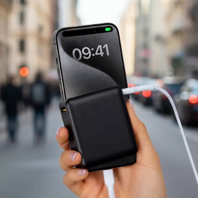 BATTERIE DE SECOURS 20000 MAH PERSONNALISABLE 'CRONOS'