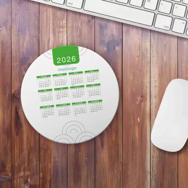 TAPIS DE SOURIS CARRE PERSONNALISABLE 'PERSOLITO DATE'