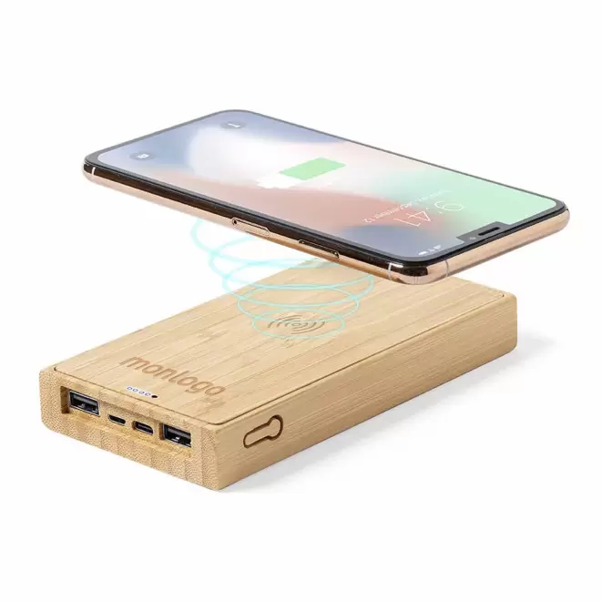 BATTERIE 10000 MAH INDUCTION PERSONNALISABLE LIVOO® 'FUDI'