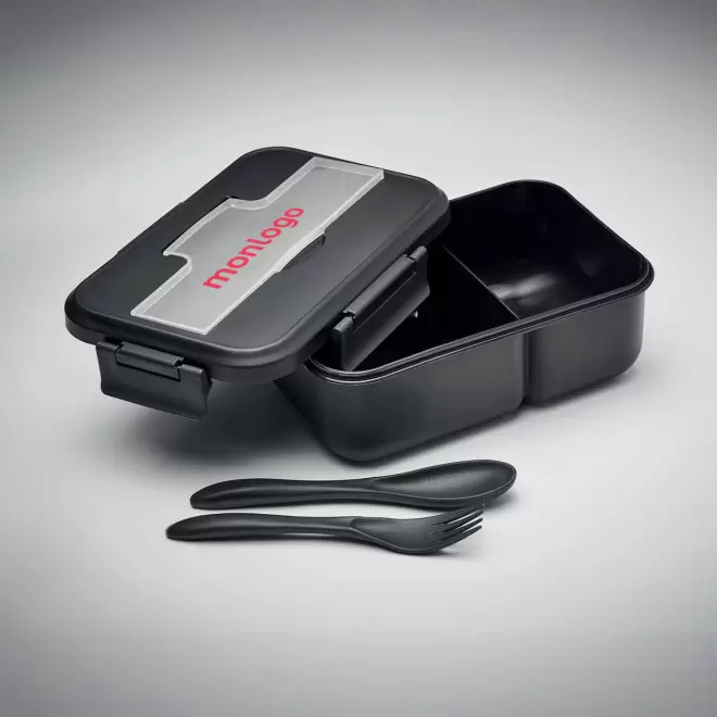 LUNCH BOX PERSONNALISEE AVEC COUVERTS 1L 'MALTY'