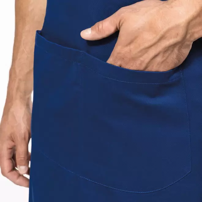 TABLIER LONG EN COTON PERSONNALISE 280G POCHE BIO 'KARITAB'