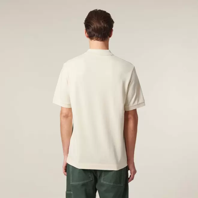 POLO MIXTE BLANC/NATUREL PERSONNALISABLE 'PREPSTER 2.0'