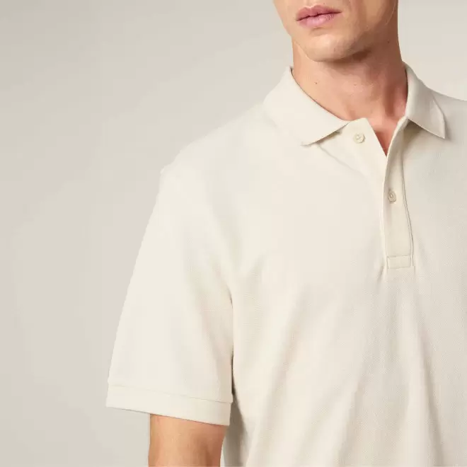 POLO MIXTE BLANC/NATUREL PERSONNALISABLE 'PREPSTER 2.0'